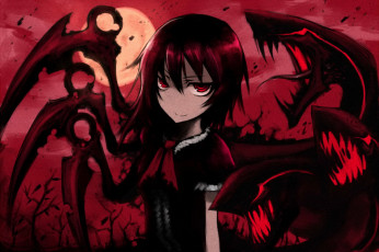 Картинка аниме touhou нуэ