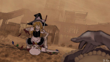 Картинка аниме touhou фландр скарлет пародия на cod mw макриса кирисаме сакуя изаё