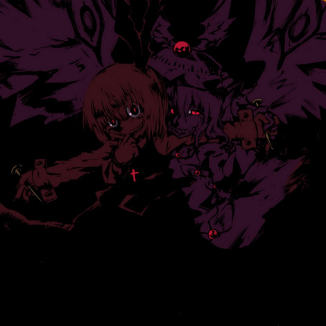 Обои картинки фото аниме, touhou, румия, мистия, лорелей