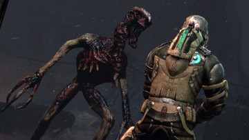 Картинка dead space видео игры космонавт скафандр зомби