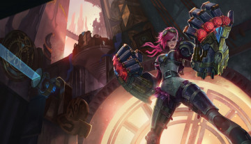 Картинка видео игры league of legends метал vi