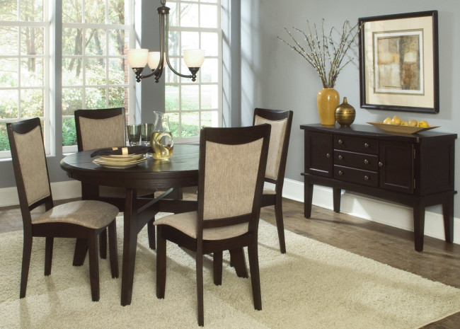 Обои картинки фото интерьер, столовая, стулья, стол