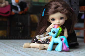 Картинка разное игрушки кукла