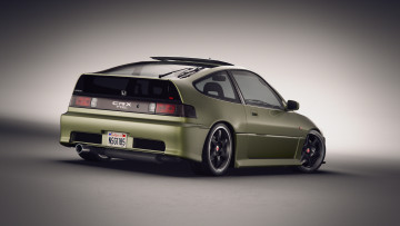 обоя автомобили, 3д, back, honda, crx