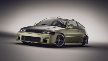 Картинка автомобили 3д back honda crx