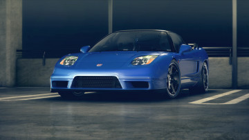 Картинка автомобили 3д parked nsx honda blue