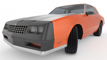 обоя автомобили, 3д, ss, monte, carlo, chevrolet, 1986