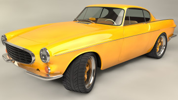 Картинка автомобили 3д volvo p1800