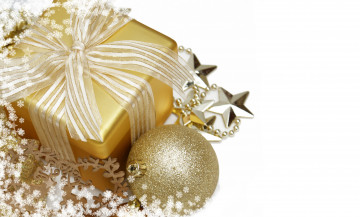 Картинка праздничные -+разное+ новый+год подарок коробка шарик