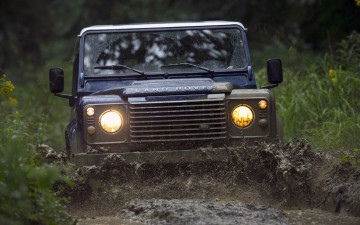 Картинка автомобили land-rover грязь