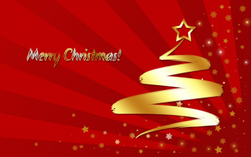 Картинка праздничные векторная+графика+ новый+год лучи красный звезды