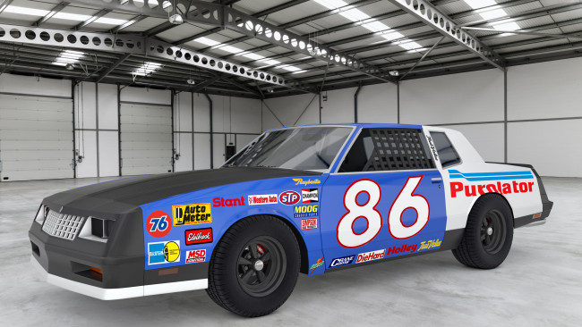 Обои картинки фото автомобили, 3д, ss, carlo, monte, chevrolet, 1986