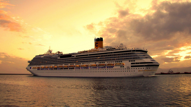 Обои картинки фото costa pacifica, корабли, лайнеры, лайнер, круиз, океан