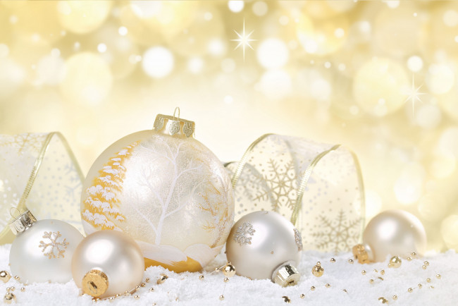 Обои картинки фото праздничные, шарики, лента