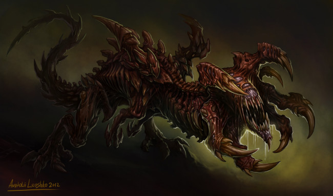 Обои картинки фото фэнтези, существа, клыки