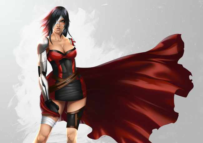 Обои картинки фото фэнтези, девушки, взгляд, арт, эротика, девушка