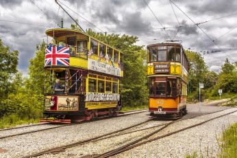 Картинка техника трамваи рельсы транспорт трамвай