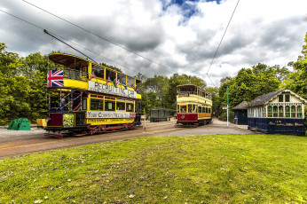 Картинка техника трамваи трамвай рельсы транспорт