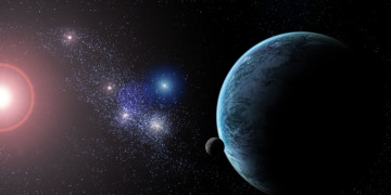 Картинка космос арт звезды планеты галактика вселенная