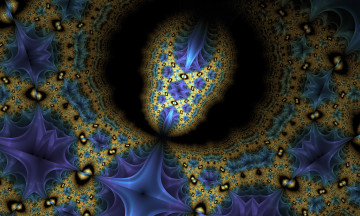 Картинка 3д+графика фракталы+ fractal цвета фон узор