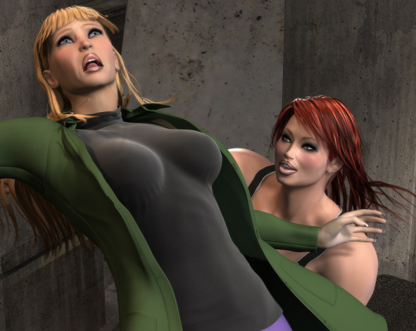 Обои картинки фото 3д графика, люди , people, девушки, фон, взгляд