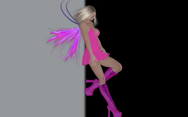 Обои картинки фото 3д графика, ангел , angel, взгляд, крылья, ангел, фон, девушка