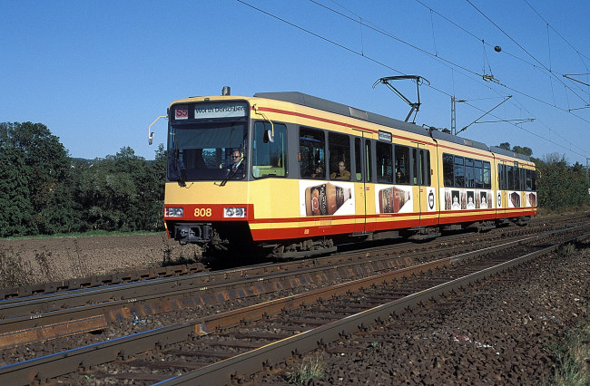 Обои картинки фото техника, трамваи, трамвай, рельсы, транспорт