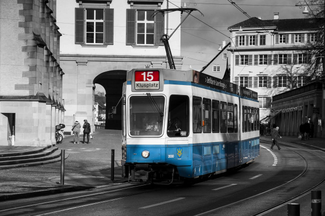 Обои картинки фото техника, трамваи, трамвай, рельсы, транспорт