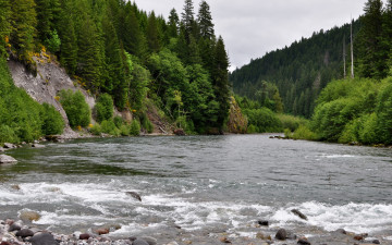 Картинка природа реки озера камни поток