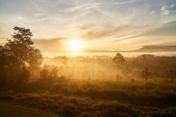 Картинка природа восходы закаты простор