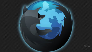 Картинка компьютеры mozilla+firefox фон логотип