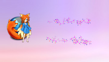 Картинка компьютеры mozilla+firefox логотип фон