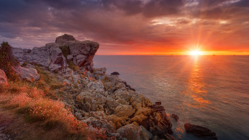 Картинка природа восходы закаты простор