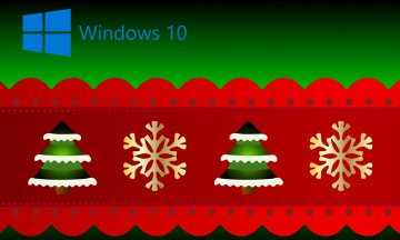 обоя компьютеры, windows  10, логотип, фон
