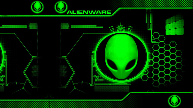 Обои картинки фото компьютеры, alienware, фон, логотип