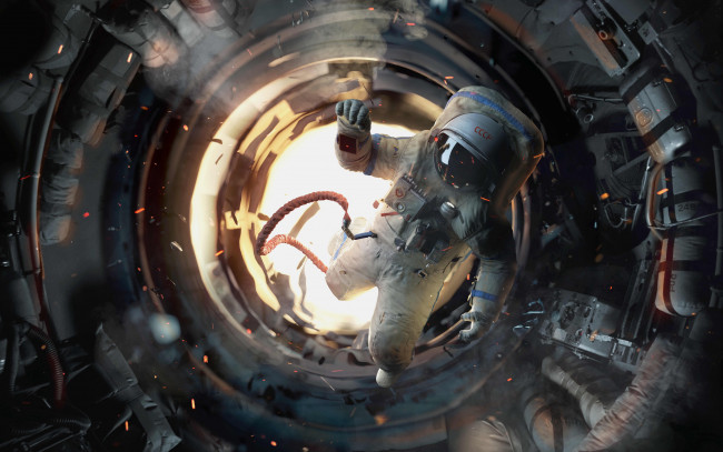 Обои картинки фото кино фильмы, салют-7, 7, салют