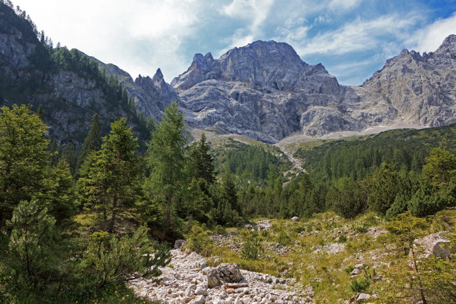 Обои картинки фото природа, горы, простор