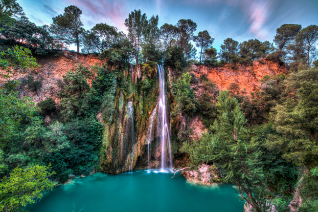 Обои картинки фото природа, водопады, простор