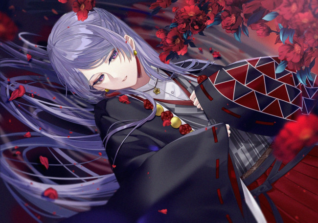 Обои картинки фото аниме, virtual youtuber, виртуальный, ютубер