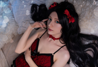 обоя девушки, momo, белье, постель