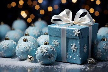 Картинка праздничные подарки+и+коробочки новый год