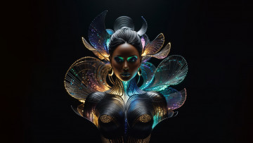 Картинка 3д+графика люди+ people нейросети графика нейроарт ai art нейронные сети рисунки нейро искусство