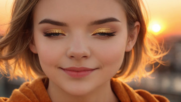 Картинка 3д+графика портрет+ portraits нейросети графика нейроарт ai art нейронные сети рисунки нейро искусство лицо девушка