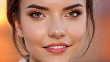 Картинка 3д+графика портрет+ portraits нейросети графика нейроарт ai art нейронные сети рисунки нейро искусство лицо девушка