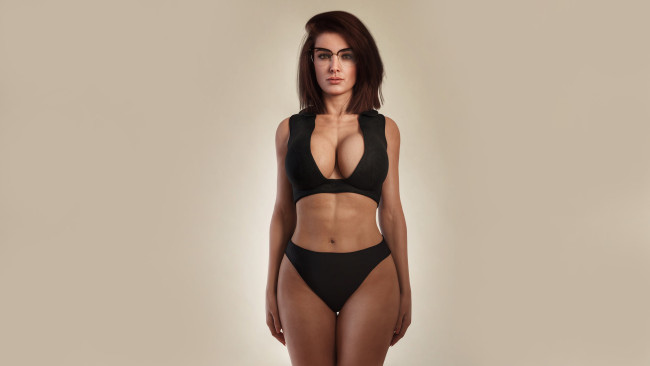 Обои картинки фото 3д графика, люди , people, красивая, девушка