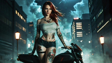 обоя 3д, 3д графика, люди-авто, мото , people- car ,  moto, нейросети, графика, нейроарт, ai, art, нейронные, сети, рисунки, нейро, искусство, нейрографика, graphics, neuroart, neural, networks, drawings, neuro, neurography