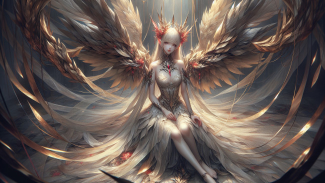 Обои картинки фото фэнтези, ангелы, нейросети, графика, нейроарт, ai, art, нейронные, сети, рисунки, нейро, искусство, нейрографика, graphics, neuroart, neural, networks, drawings, neuro, neurography