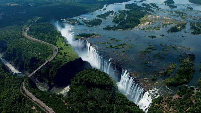 Обои картинки фото victoria falls, природа, водопады, victoria, falls