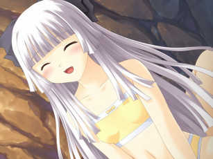 Картинка аниме promising to the blue sky