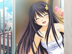 Картинка аниме promising to the blue sky